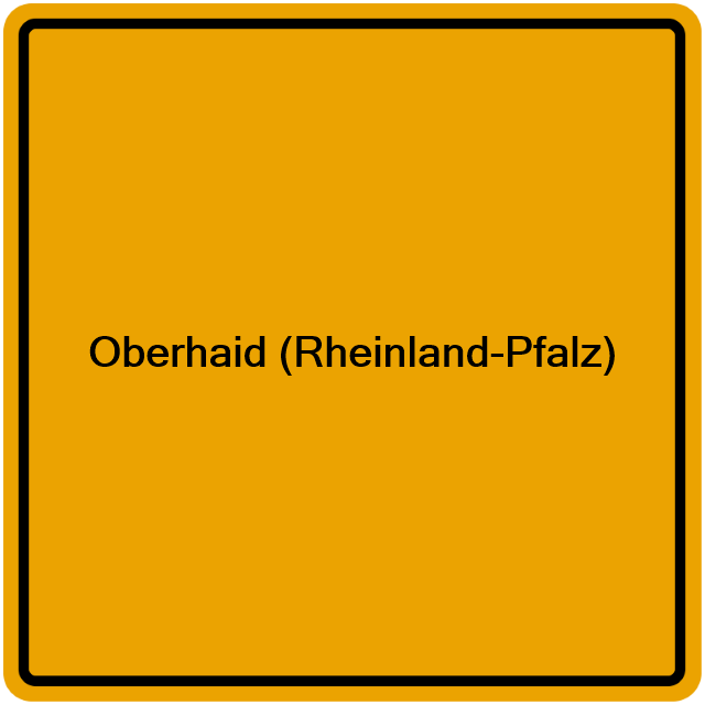 Einwohnermeldeamt24 Oberhaid (Rheinland-Pfalz)